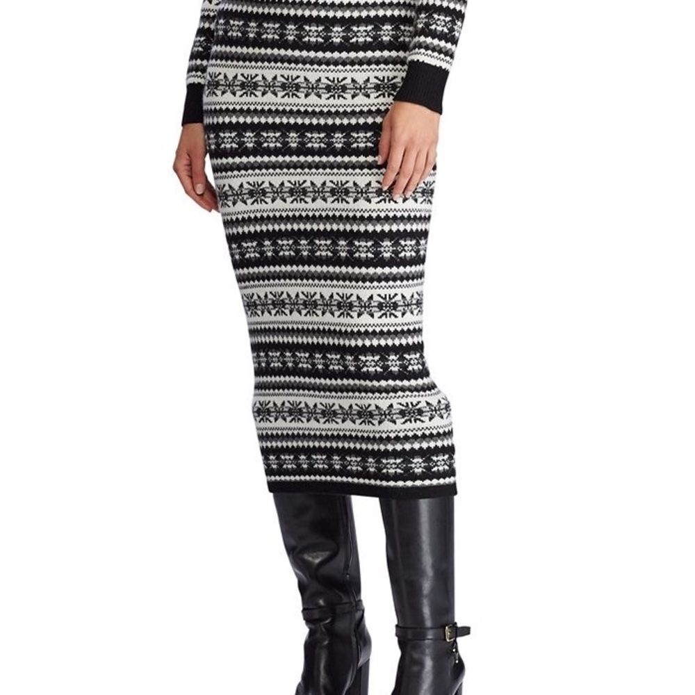 Lauren Ralph Lauren Straight-Wool Blend Skirt Size Medium NWT